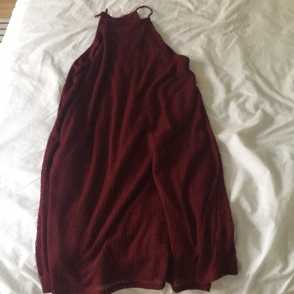 Maroon dress